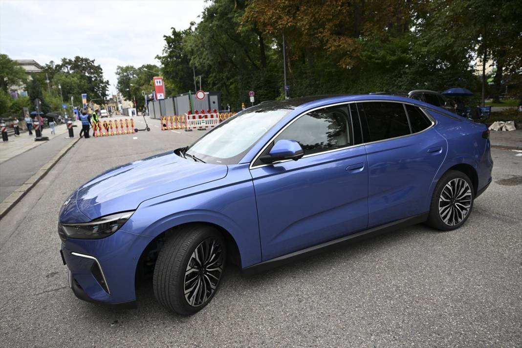 Türkiye’nin otomobili Togg’un yeni modeli Münih sokaklarında 2